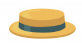 yellow hat